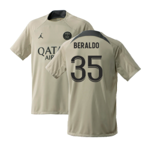 2023-2024 PSG Training Shirt (Stone) (Beraldo 35)