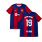 2023-2024 Barcelona Home Shirt (Kids) (Vitor Roque 19)