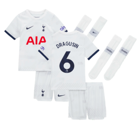 2023-2024 Tottenham Home Mini Kit (Dragusin 6)