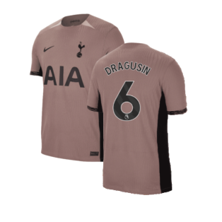 2023-2024 Tottenham Hotspur Authentic Third Shirt (Dragusin 6)
