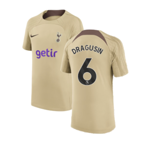 2023-2024 Tottenham Training Shirt (Gold) - Kids (Dragusin 6)