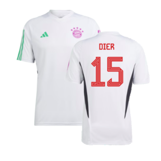 2023-2024 Bayern Munich Training Shirt (White) (Dier 15)