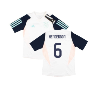 2023-2024 Ajax Training Jersey (White) - Kids (Henderson 6)