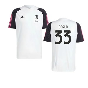 2023-2024 Juventus Training Shirt (White) (Djalo 33)