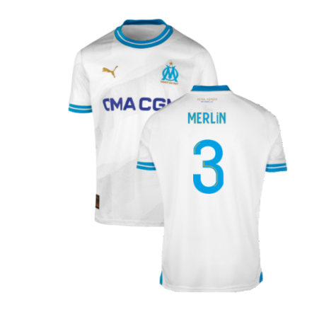 2023-2024 Marseille Home Shirt (Kids) (Merlin 3)