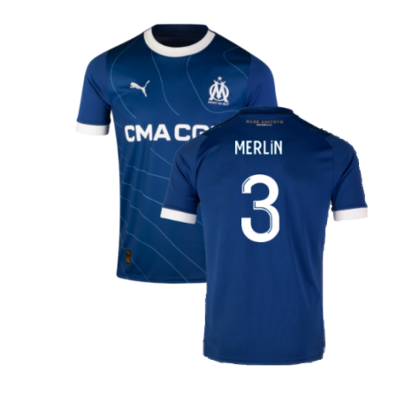 2023-2024 Marseille Away Shirt (Kids) (Merlin 3)