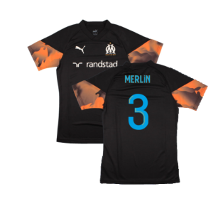 2023-2024 Marseille Training Jersey (Black) (Merlin 3)