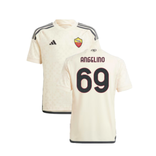 2023-2024 Roma Away Shirt (Kids) (Angelino 69)