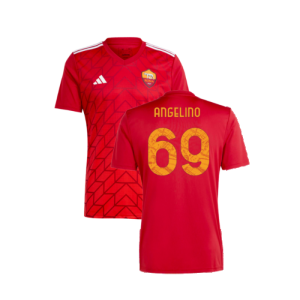 2023-2024 Roma Icon Pre-Match Shirt (Red) (Angelino 69)