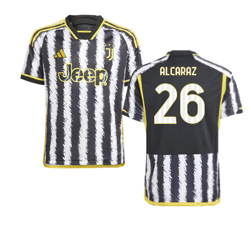 2023-2024 Juventus Home Shirt (Kids) (Alcaraz 26) 2023-2024 Juventus Home Shirt (Kids) (Alcaraz 26)