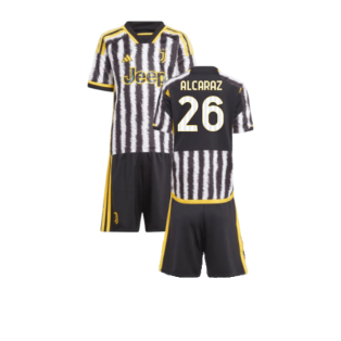 2023-2024 Juventus Home Mini Kit (Alcaraz 26)