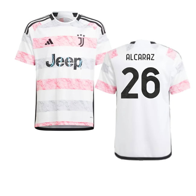 2023-2024 Juventus Away Shirt (Kids) (Alcaraz 26)