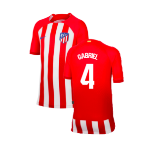 2023-2024 Atletico Madrid Home Shirt (Kids) (Gabriel 4)