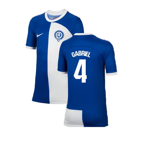 2023-2024 Atletico Madrid Away Shirt (Kids) (Gabriel 4) 2023-2024 Atletico Madrid Away Shirt (Kids) (Gabriel 4)