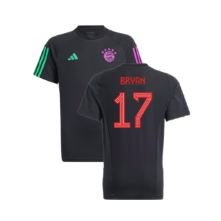 2023-2024 Bayern Munich Core Tee (Black) - Kids (Bryan 17)