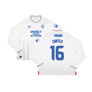 2023-2024 Rangers Long Sleeve Away Shirt (Cortes 16)