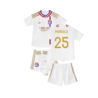2023-2024 Olympique Lyon Home Mini Kit (Mangala 25)