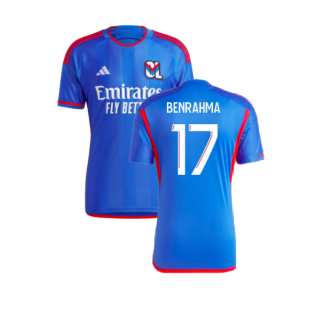 2023-2024 Olympique Lyon Away Shirt (Benrahma 17)
