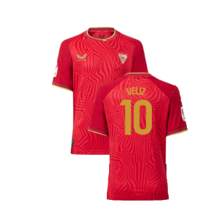 2023-2024 Sevilla Away Shirt (Kids) (Veliz 10)