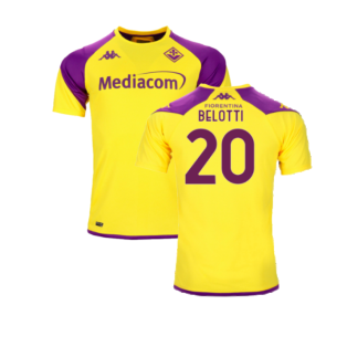 2023-2024 Fiorentina Training Shirt (Yellow) (Belotti 20)