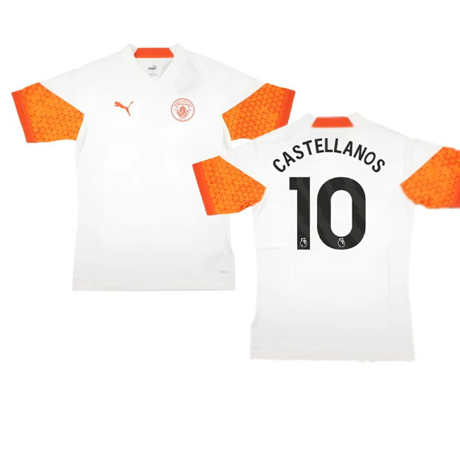 2023-2024 Man City Training Jersey Pro (Marble) (Castellanos 10)
