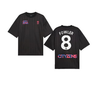 2023-2024 Man City FtblNrgy Jersey (Black) (Fowler 8)