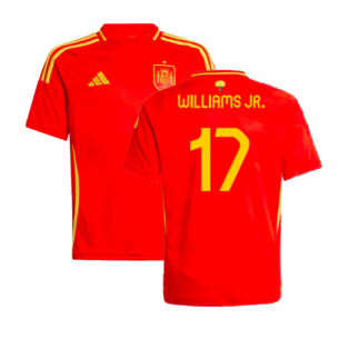 2024-2025 Spain Home Shirt (Kids) (Williams JR. 17)