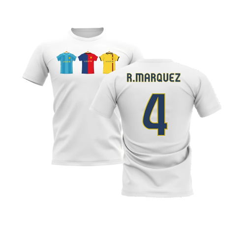 Barcelona 2008-2009 Retro Shirt T-shirt (Black) (R.Marquez 4)