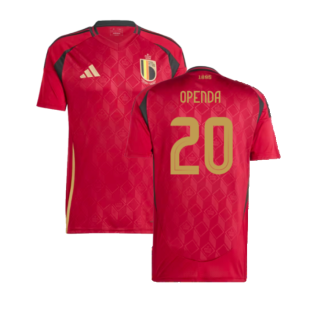 2024-2025 Belgium Home Shirt (Openda 20)