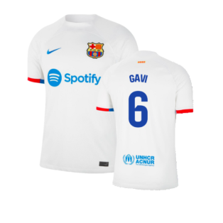 2023-2024 Barcelona Away Shirt (Gavi 6)