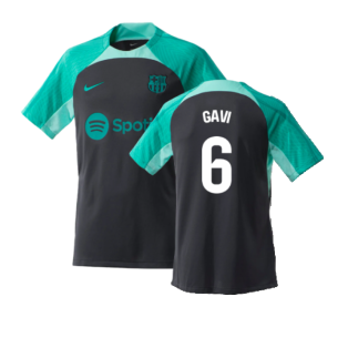 2023-2024 Barcelona Training Shirt (Thunder) (Gavi 6)