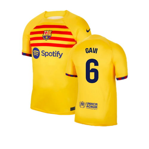2023-2024 Barcelona Fourth Shirt (Gavi 6)