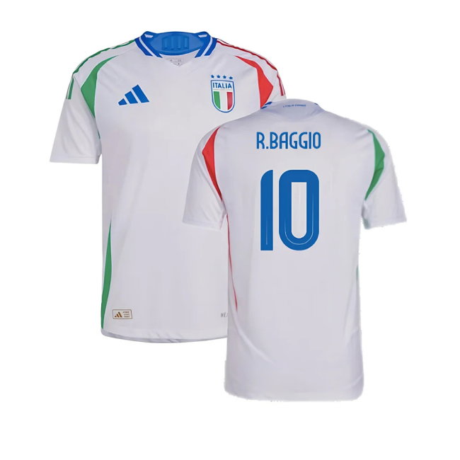 2024-2025 Italy Authentic Away Shirt (R.BAGGIO 10)