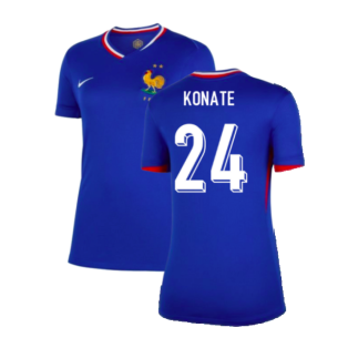 2024-2025 France Home Shirt (Womens) (Konate 24)