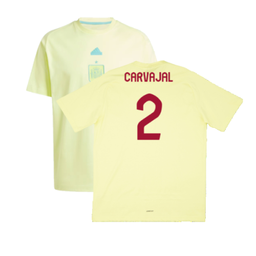 2024-2025 Spain Travel Tee (Yellow) (Carvajal 2)