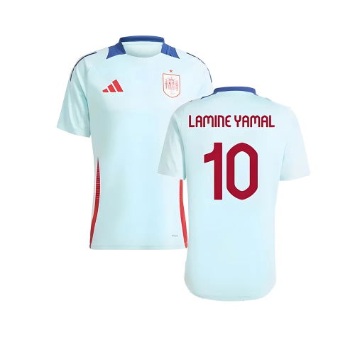 2024-2025 Spain Training Jersey (Halo Mint) (Lamine Yamal 10)