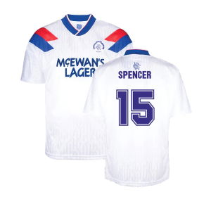 Rangers 1990 Away Retro Football Shirt (Spencer 15)