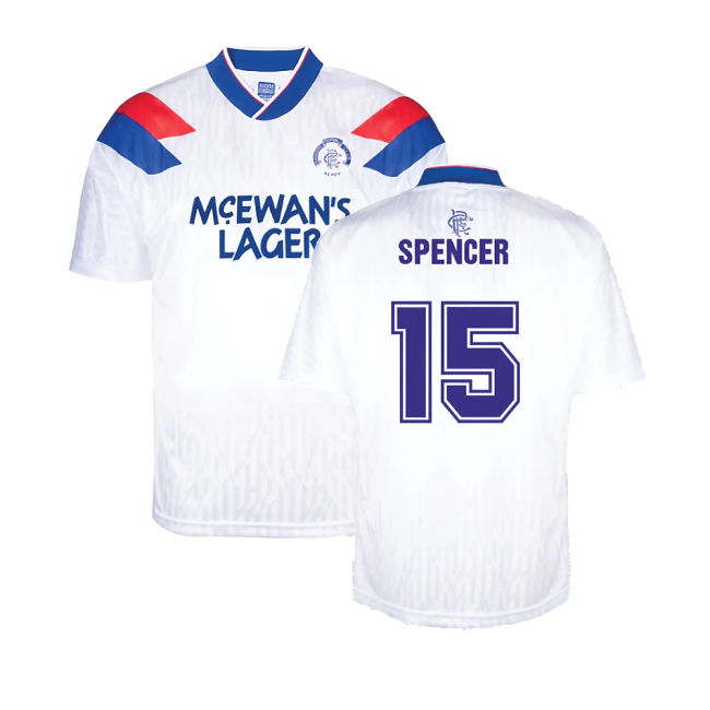 Rangers 1990 Away Retro Football Shirt (Spencer 15)