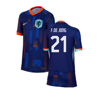 2024-2025 Netherlands Away Shirt (Kids) (F.De Jong 21)