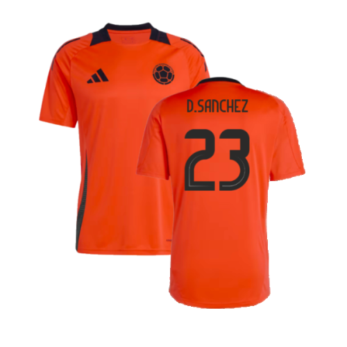 2024-2025 Colombia Training Jersey (Semi Solar Red) (D.SANCHEZ 23)