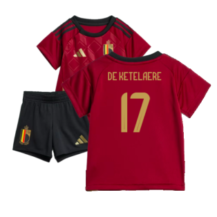 2024-2025 Belgium Home Baby Kit (De Ketelaere 17)