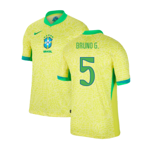 2024-2025 Brazil Home Dri-Fit ADV Match Shirt (Bruno G. 5)