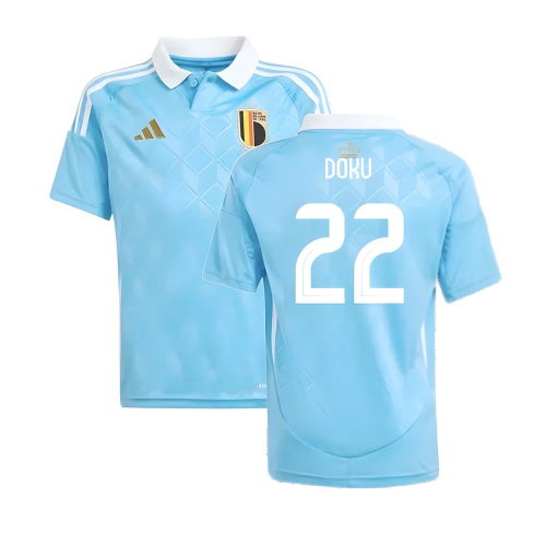 2024-2025 Belgium Away Shirt (Kids) (Doku 22)