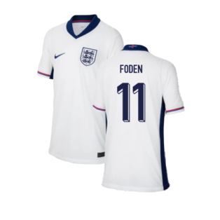 2024-2025 England Home Shirt (Kids) (Foden 11)