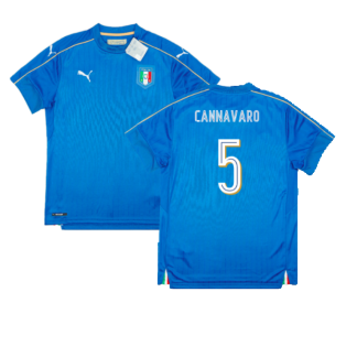 2016-2017 Italy Home Shirt (Cannavaro 5)