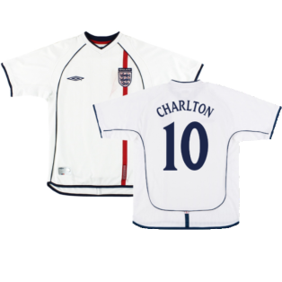 England 2001-03 Home Shirt (XXL) (Good) (Charlton 10)