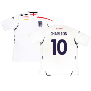 England 2007-2009 Home Shirt (L) (Very Good) (Charlton 10)