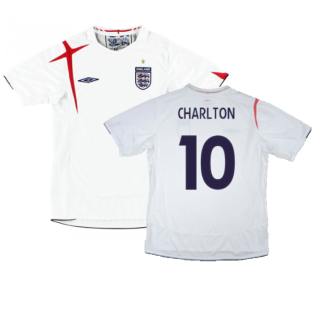 England 2006-08 Home Shirt (XL) (Good) (Charlton 10)
