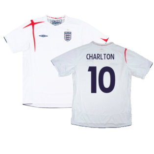 England 2005-07 Home Shirt (XXL) (Very Good) (Charlton 10)