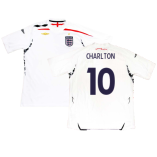 England 2007-09 Home Shirt (Excellent) (Charlton 10)